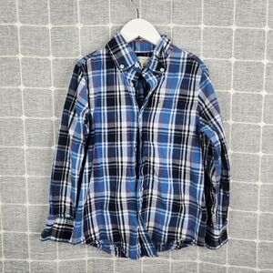 J. Crew Factory Blue Plaid Shirt